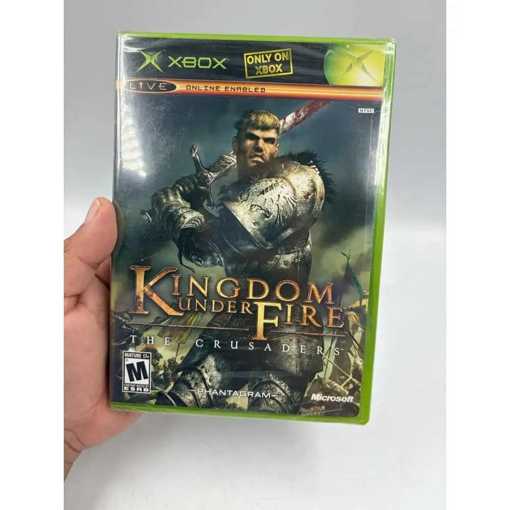NEW SEALED Kingdom Under Fire: The Crusaders 2004 Microsoft Xbox Video Game